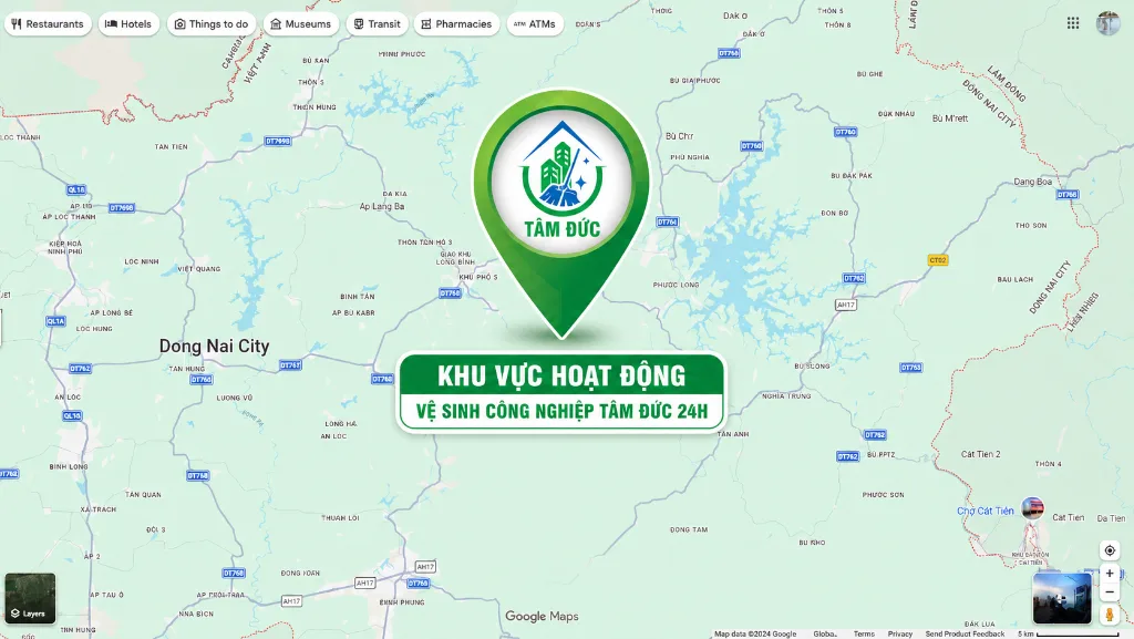 Tâm Đức - vệ sinh công nghiệp tại đồng nai