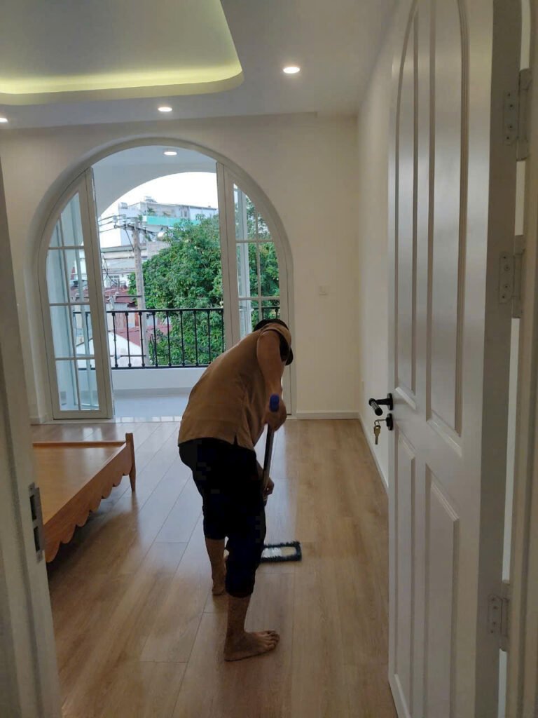 Quy trình vệ sinh biệt thự villa