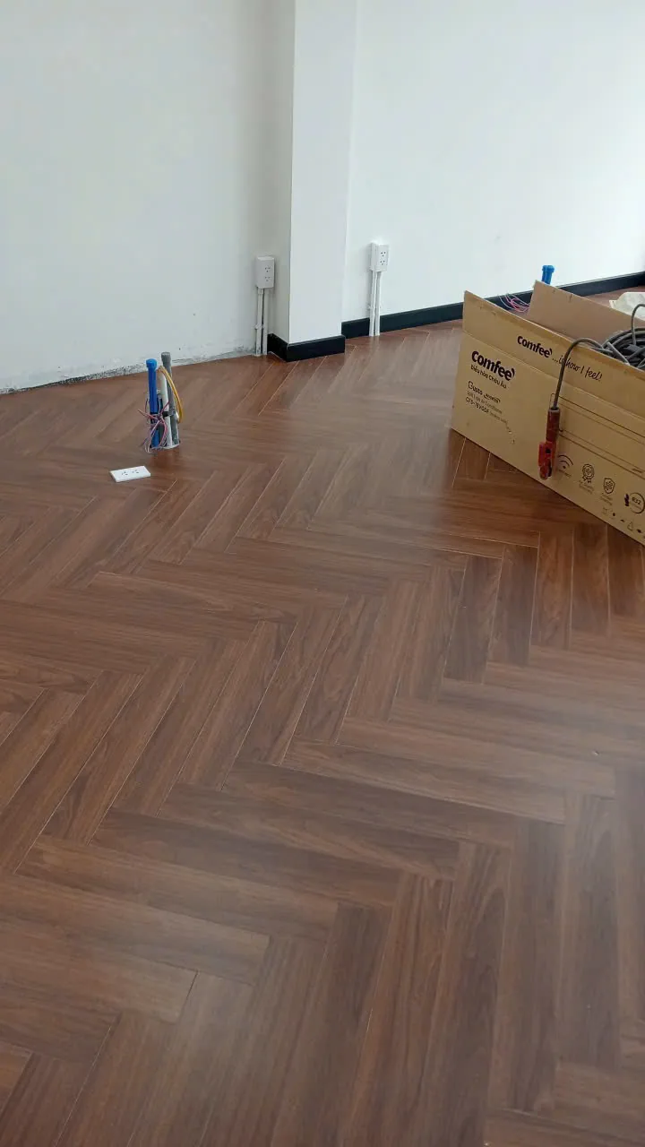 phòng khách căn hộ Eco Green Quận 7 sau tổng vệ sinh