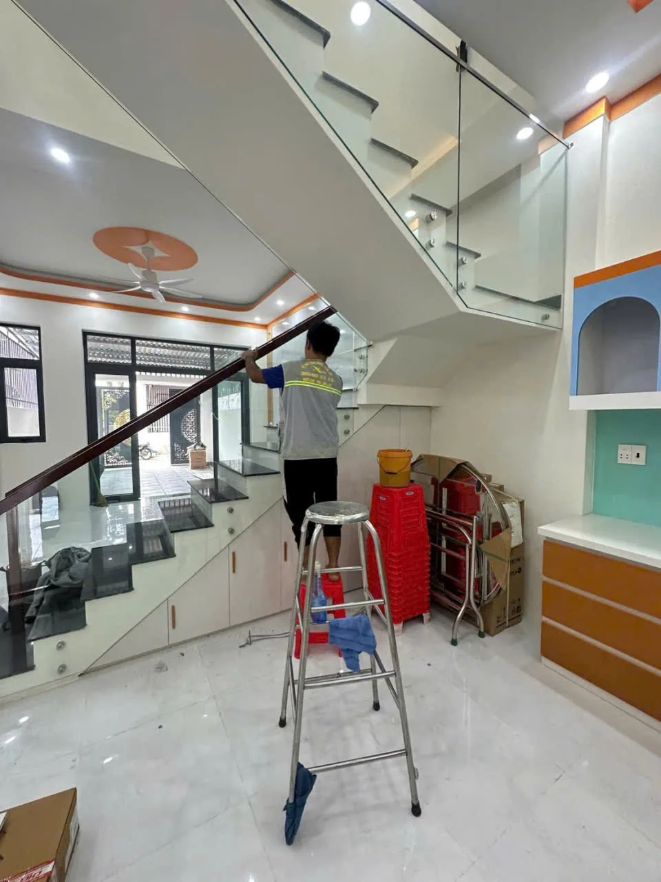 tổng thể nhà ở Bến Cát Bình Dương sau vệ sinh