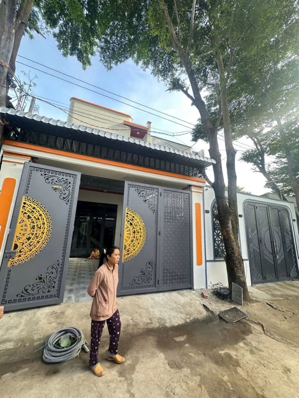 phòng ngủ nhà Bến Cát Bình Dương gọn sạch sau dọn